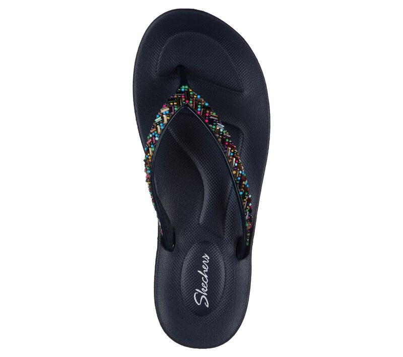 Dámské Sandály Skechers Bungalow - Brunch Date Tmavě Blankyt Viacfarebný | CZ.31782NVMT