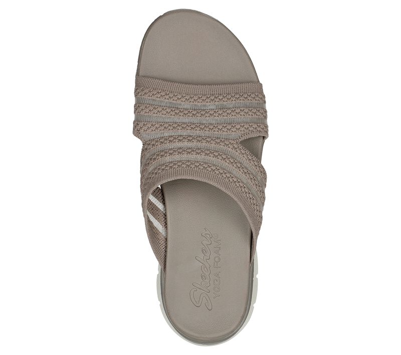 Dámské Sandály Skechers Flex Appeal 2.5 - Right Sheer Šedé Hnědé | CZ.119270TPE