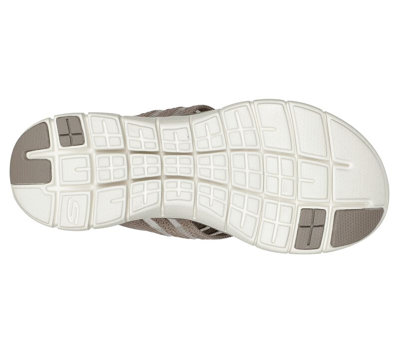 Dámské Sandály Skechers Flex Appeal 2.5 - Right Sheer Šedé Hnědé | CZ.119270TPE