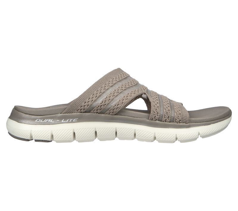 Dámské Sandály Skechers Flex Appeal 2.5 - Right Sheer Šedé Hnědé | CZ.119270TPE