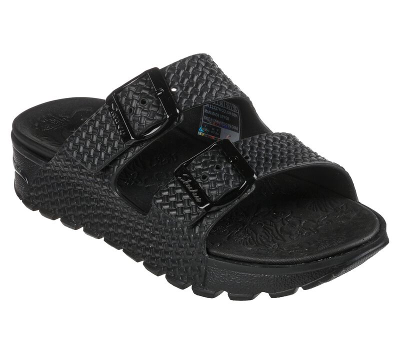 Dámské Sandály Skechers Foamies: Arch Fit Footsteps - Hi\'Ness Černé | CZ.111378BBK