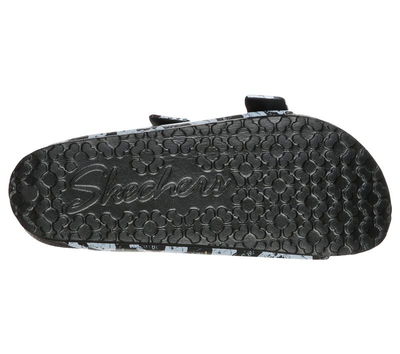 Dámské Sandály Skechers Foamies: Cali Breeze 2.0 - Check'Her Černé Bílé | CZ.111020BKW