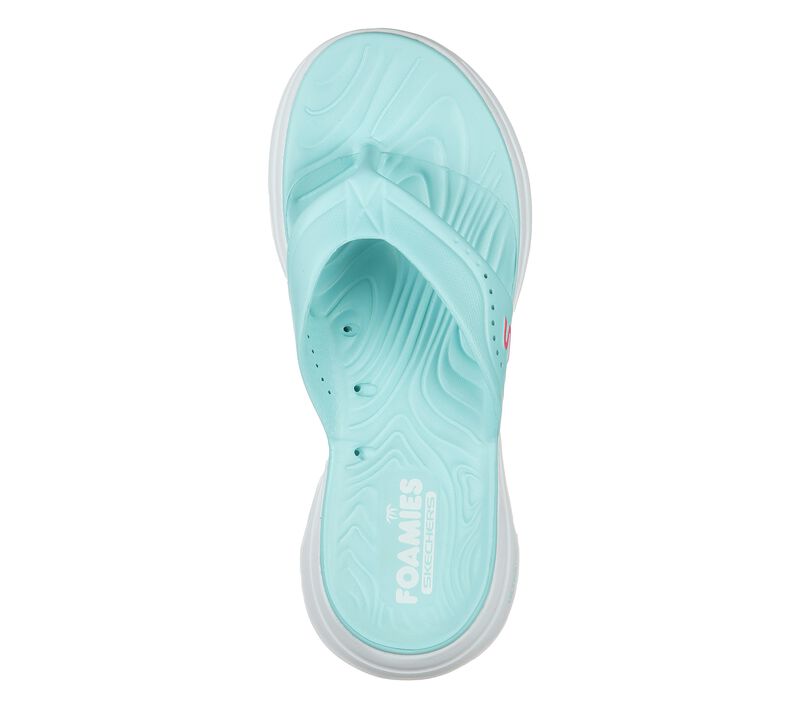 Dámské Sandály Skechers Foamies: GOwalk 5 - Bali Světle Tyrkysové | CZ.111100AQUA