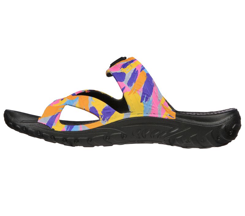 Dámské Sandály Skechers Foamies: Reggae - Artsy Černé Viacfarebný | CZ.111171BKMT