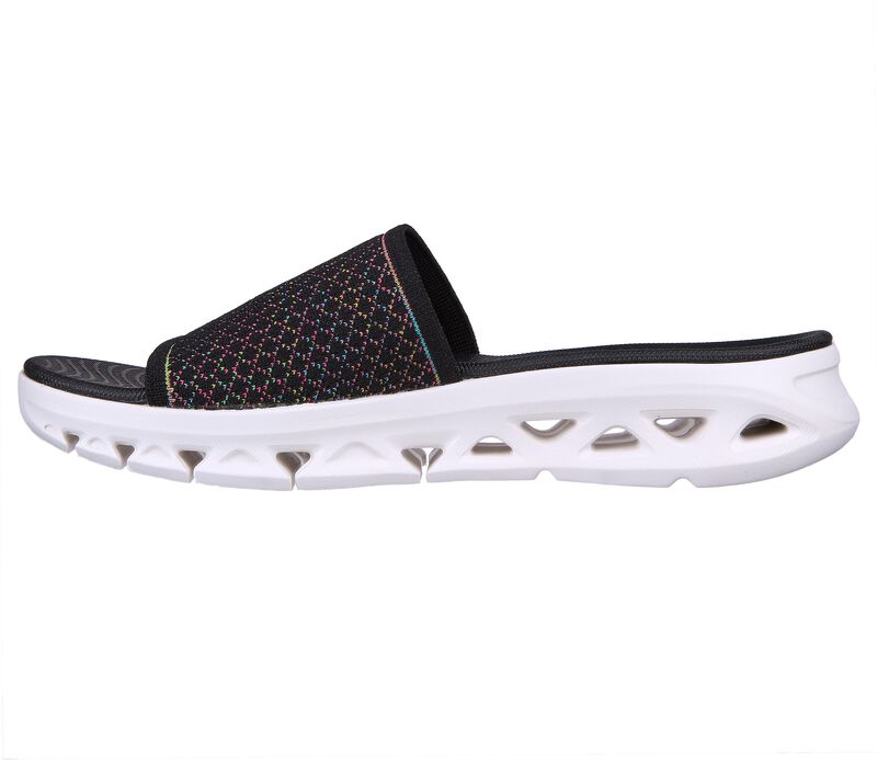 Dámské Sandály Skechers GO Glide-Step Flex Sandal - Sunlight Černé Viacfarebný | CZ.141227BKMT