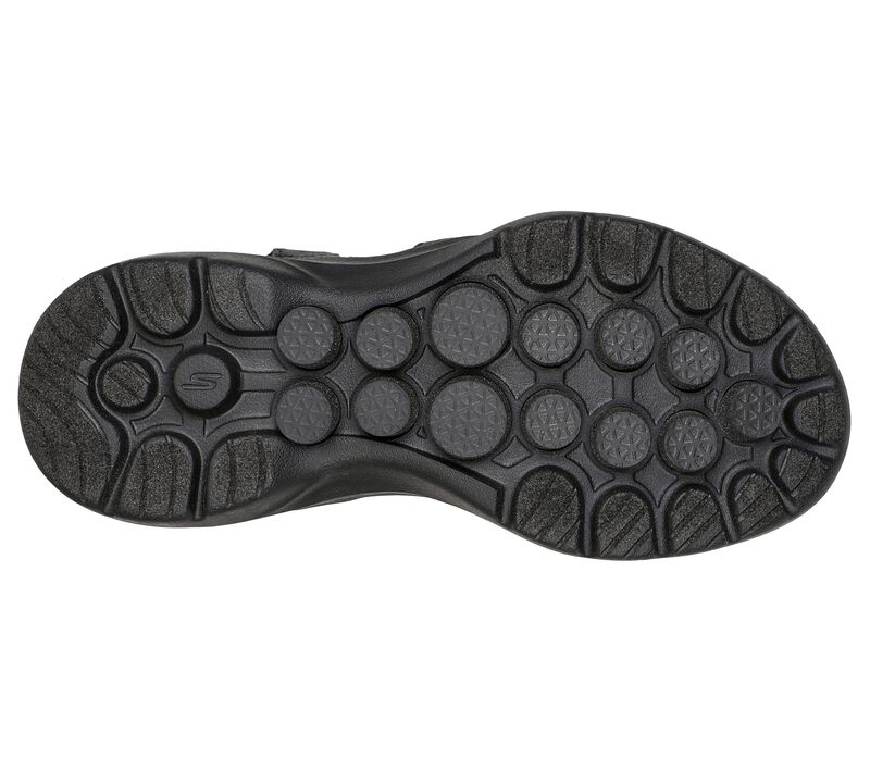 Dámské Sandály Skechers GO WALK 6 Sandal - Limitless Černé Šedé | CZ.140650BKGY