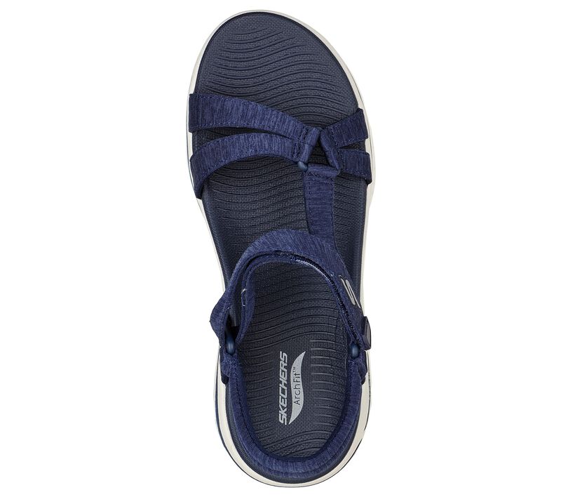 Dámské Sandály Skechers GO WALK Arch Fit - Elite Tmavě Blankyt | CZ.140225NVY