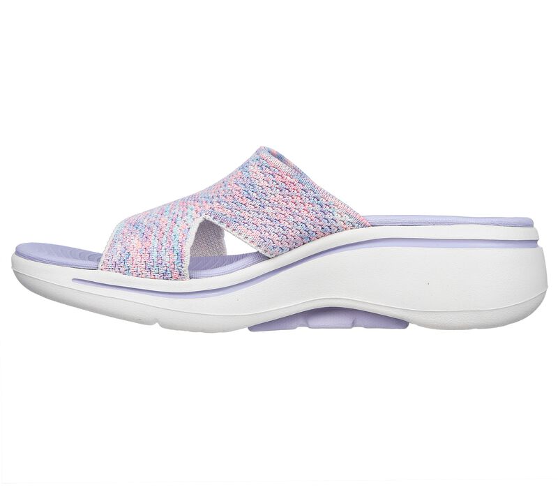 Dámské Sandály Skechers GO WALK Arch Fit - Sweet Bliss Šedé Viacfarebný | CZ.140249GMLT