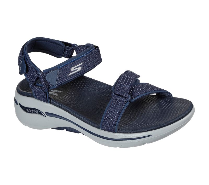 Dámské Sandály Skechers GO WALK Arch Fit - Cruise Around Tmavě Blankyt | CZ.140251NVY