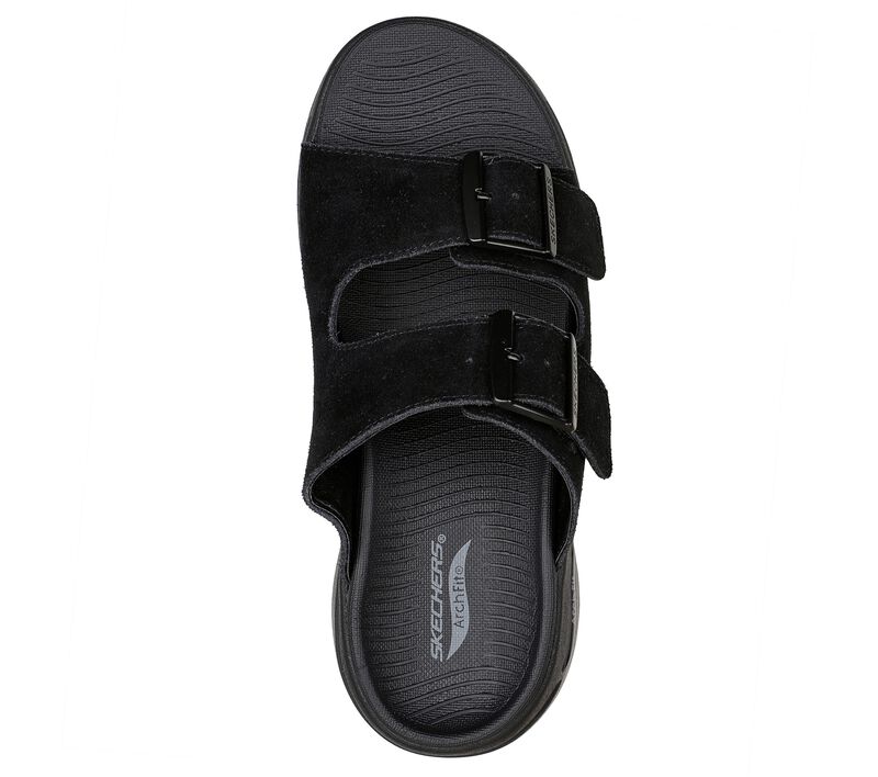 Dámské Sandály Skechers GO WALK Arch Fit Sandal - Destined Černé | CZ.140277BBK