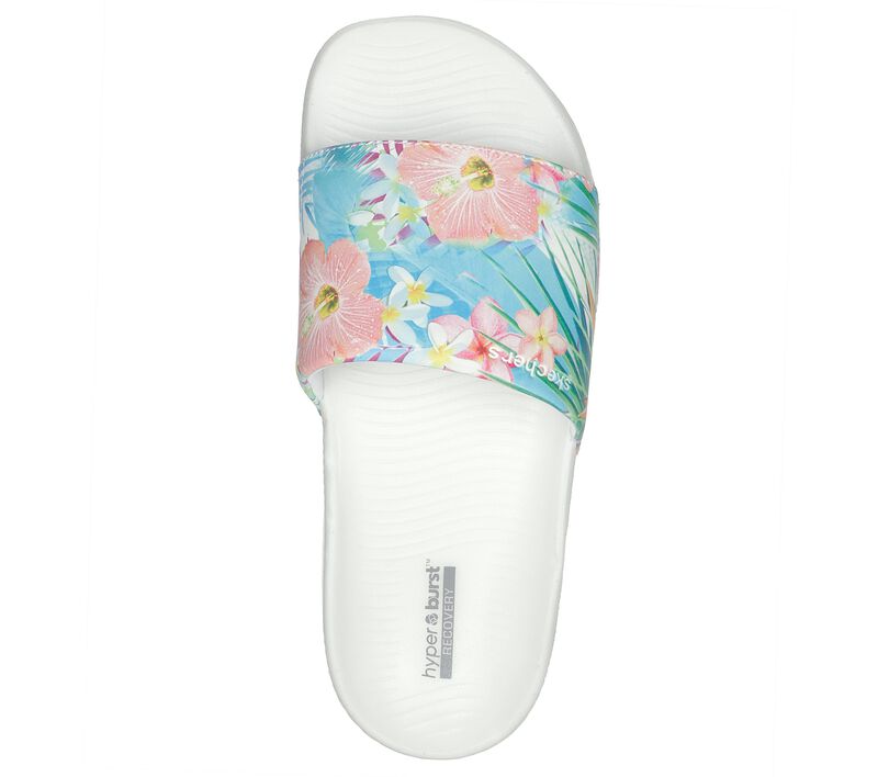 Dámské Sandály Skechers Hyper Pantofle - Tropical Bílé Viacfarebný | CZ.140446WMLT