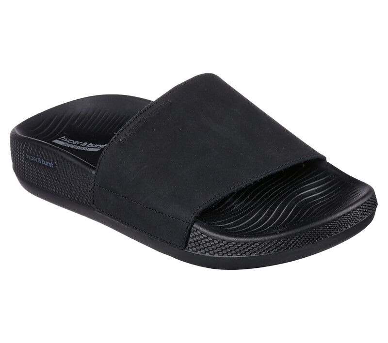 Dámské Sandály Skechers Hyper Pantofle - Prestige Černé | CZ.140453BBK