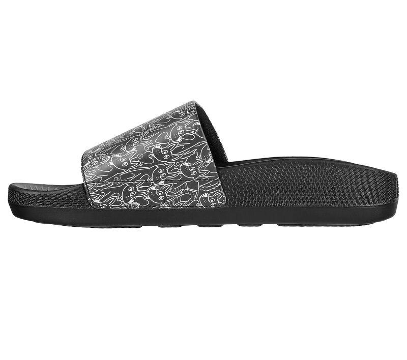 Dámské Sandály Skechers Hyper Pantofle - Puppy Love Černé | CZ.172026BLK