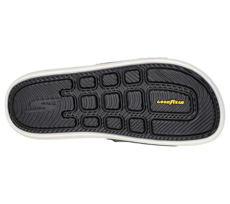 Dámské Sandály Skechers Hyper Pantofle Černé Bílé | CZ.130022BKW