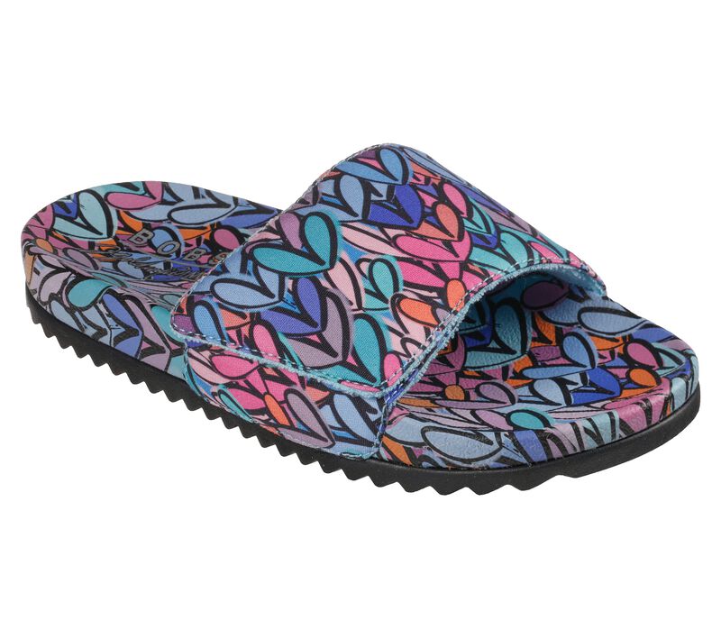 Dámské Sandály Skechers JGoldcrown: BOBS Pop Ups 2.0 - Big Sky Love Blankyt Viacfarebný | CZ.113950BLMT