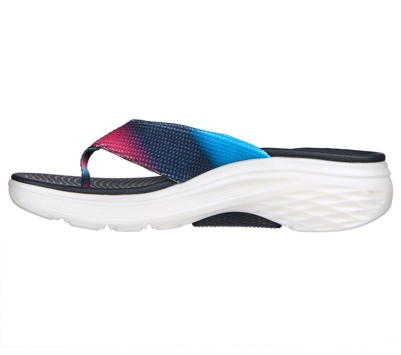 Dámské Sandály Skechers Max Cushioning Arch Fit Prime - Good Vibes Tmavě Blankyt Viacfarebný | CZ.140500NVMT