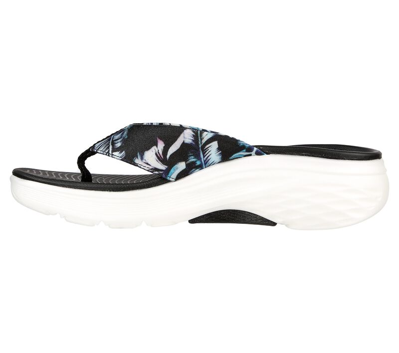 Dámské Sandály Skechers Max Cushioning Arch Fit Prime - Island Time Černé Viacfarebný | CZ.140501BKMT