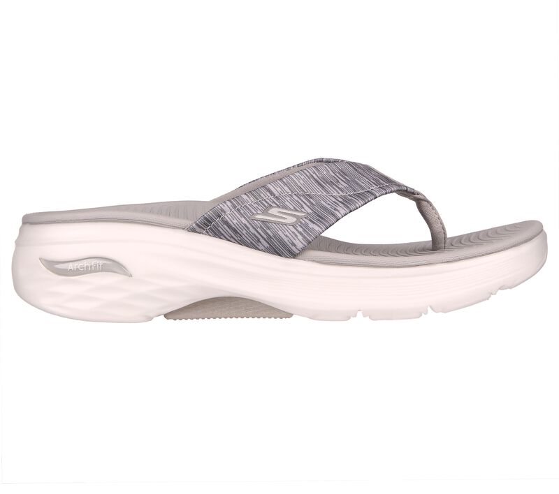 Dámské Sandály Skechers Max Cushioning Arch Fit - Prime Šedé | CZ.140502GRY