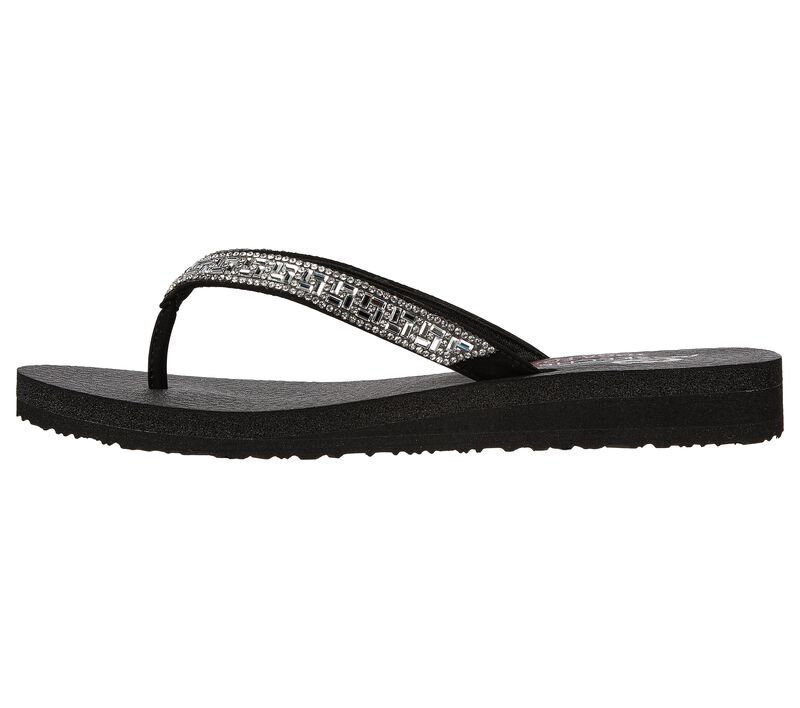 Dámské Sandály Skechers Meditation - Geo-Princess Černé | CZ.119285BLK