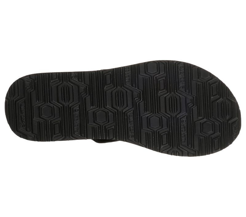 Dámské Sandály Skechers Meditation - Perfect 10 Černé Stříbrné | CZ.31756BKSL