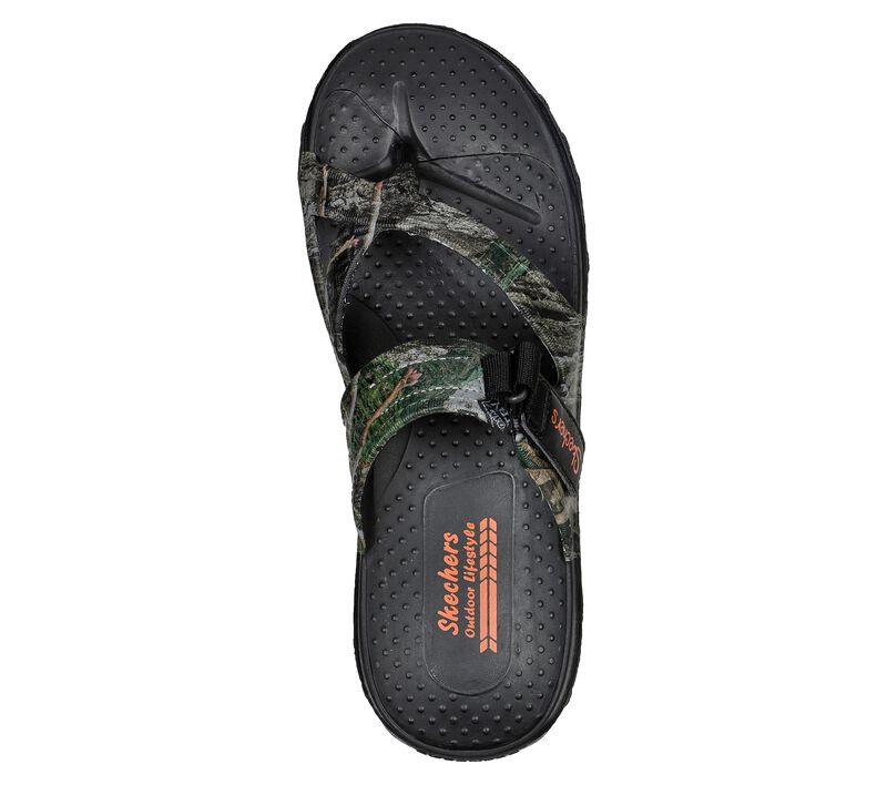 Dámské Sandály Skechers Mossy Oak Foamies: Reggae - Fascinated Černé Viacfarebný | CZ.111164BKMT