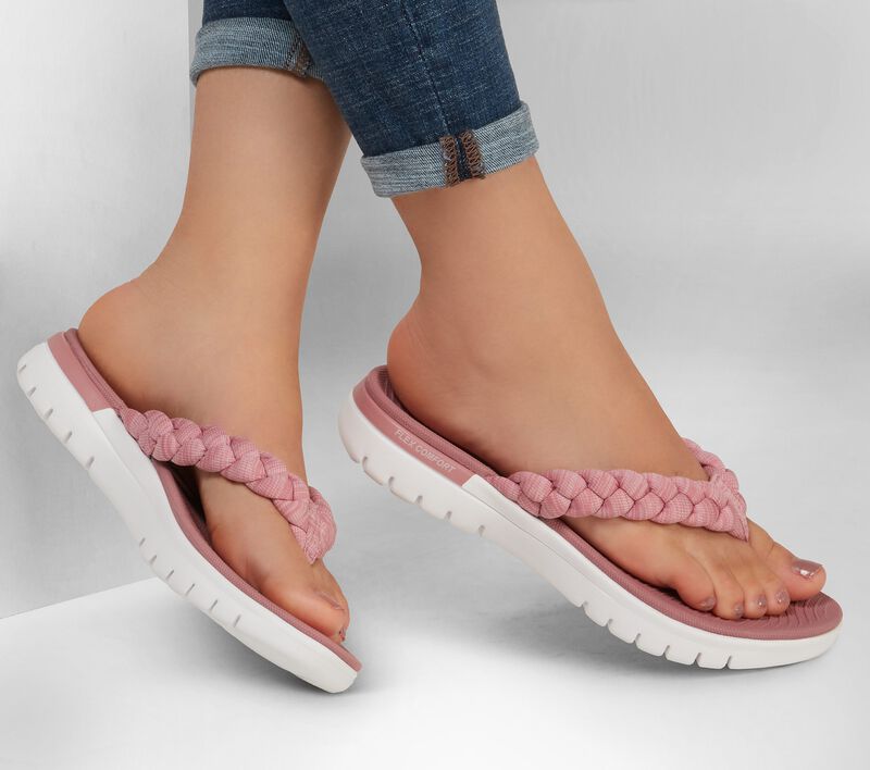 Dámské Sandály Skechers On-The-Go Flex Sandal - Sweet Summer Růžové | CZ.140283PNK