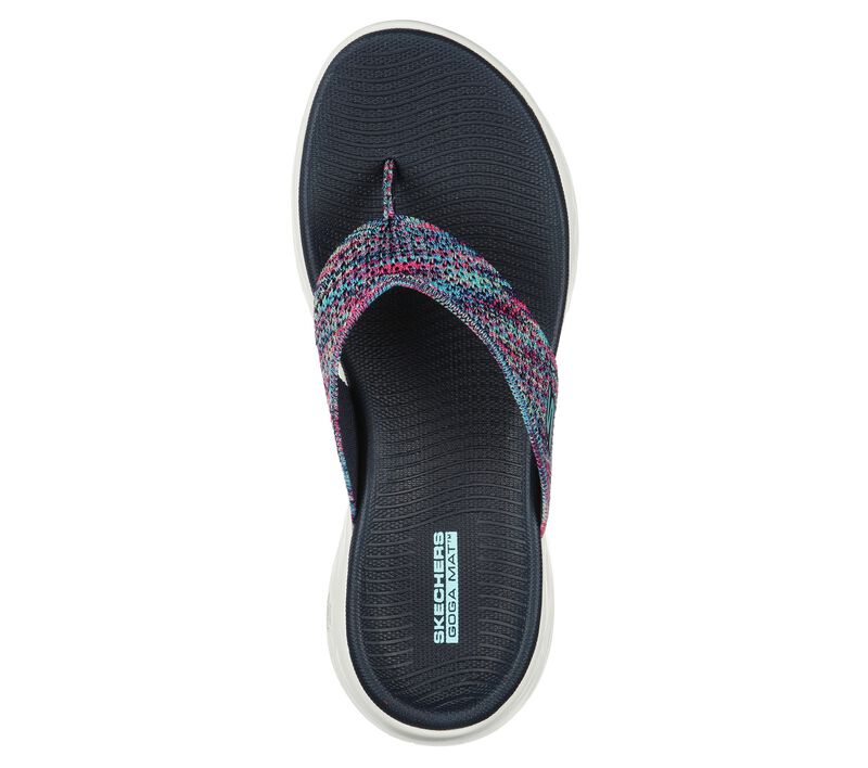 Dámské Sandály Skechers On-the-GO 600 - Paradise Tmavě Blankyt | CZ.140174NVY