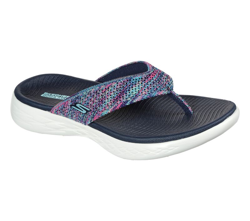 Dámské Sandály Skechers On-the-GO 600 - Paradise Tmavě Blankyt | CZ.140174NVY