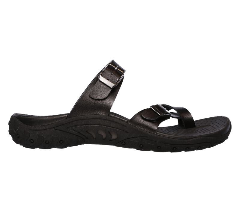 Dámské Sandály Skechers Reggae - Caribbean Černé | CZ.41007BLK