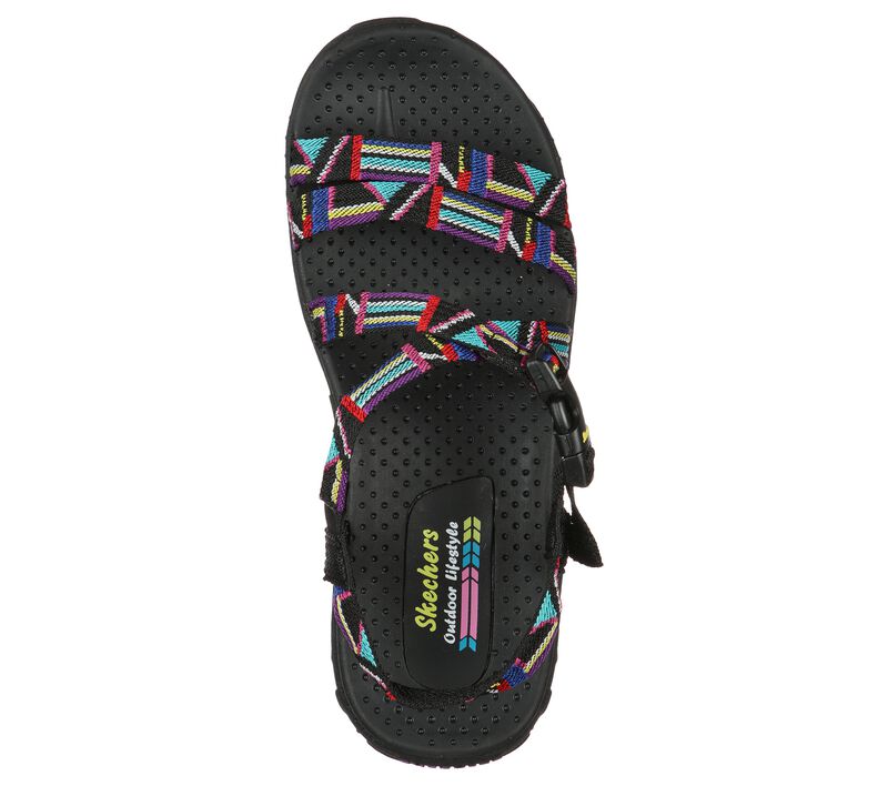 Dámské Sandály Skechers Reggae - Native Vibez Černé Viacfarebný | CZ.163287BKMT