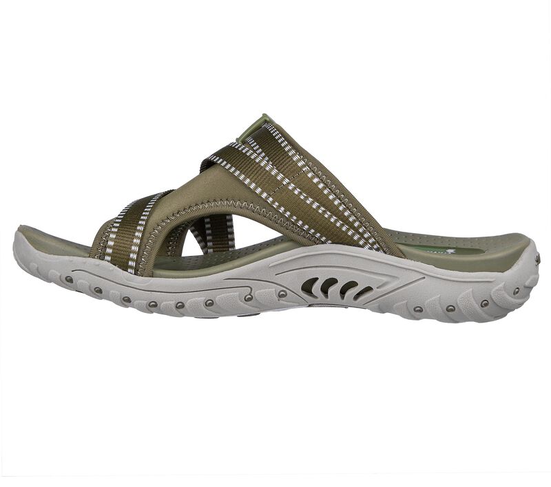 Dámské Sandály Skechers Reggae - Perfect Planning Olivy Zelené | CZ.163290OLV