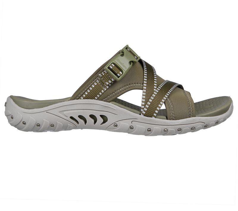 Dámské Sandály Skechers Reggae - Perfect Planning Olivy Zelené | CZ.163290OLV