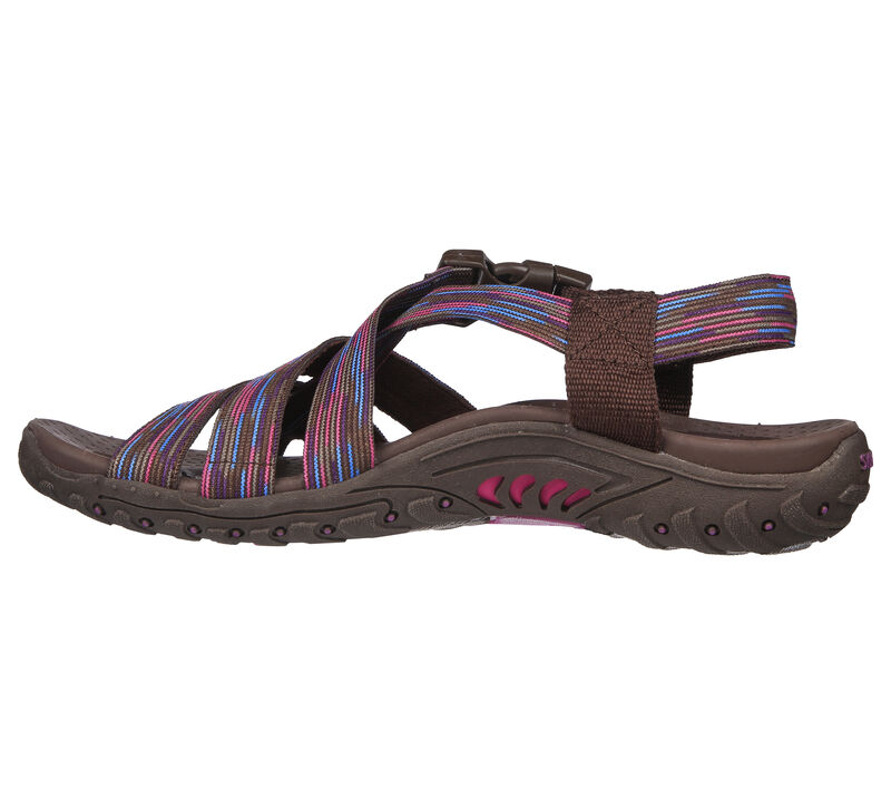 Dámské Sandály Skechers Reggae - Vivid Cosmos Čokolády Viacfarebný | CZ.163297CHMT