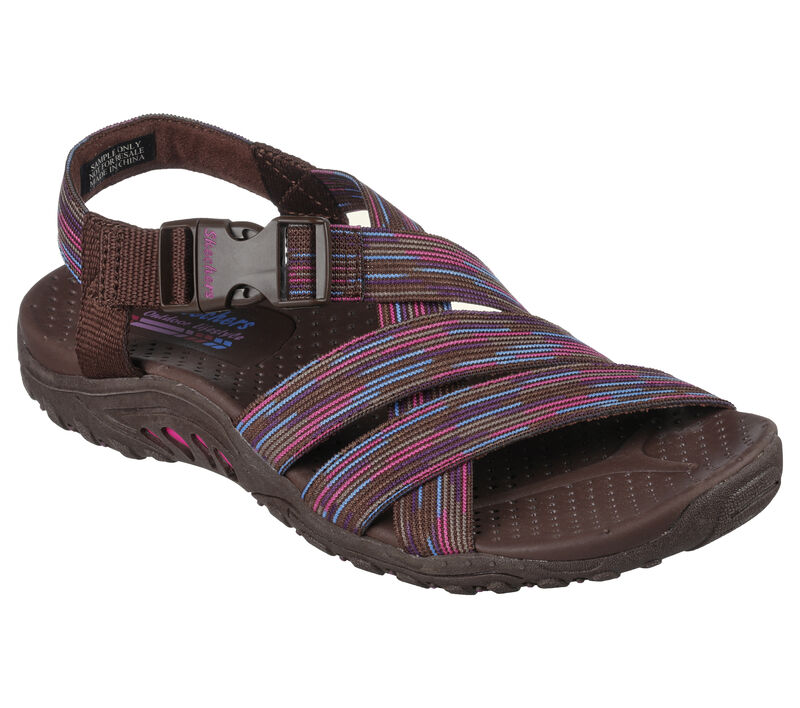 Dámské Sandály Skechers Reggae - Vivid Cosmos Čokolády Viacfarebný | CZ.163297CHMT