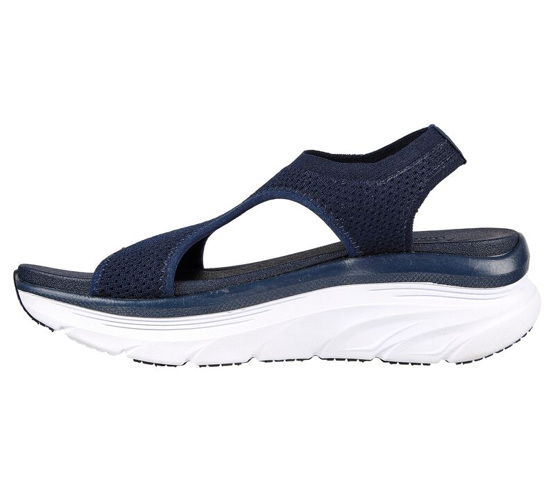 Dámské Sandály Skechers Relaxed Fit: D'Lux Walker - Retro Sun Tmavě Blankyt | CZ.119235NVY