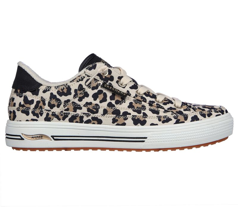 Dámské Slip On Skechers Arch Fit Arcade Leopard | CZ.177193LPD