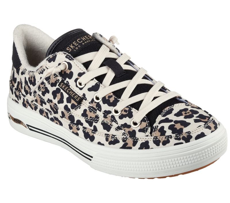 Dámské Slip On Skechers Arch Fit Arcade Leopard | CZ.177193LPD