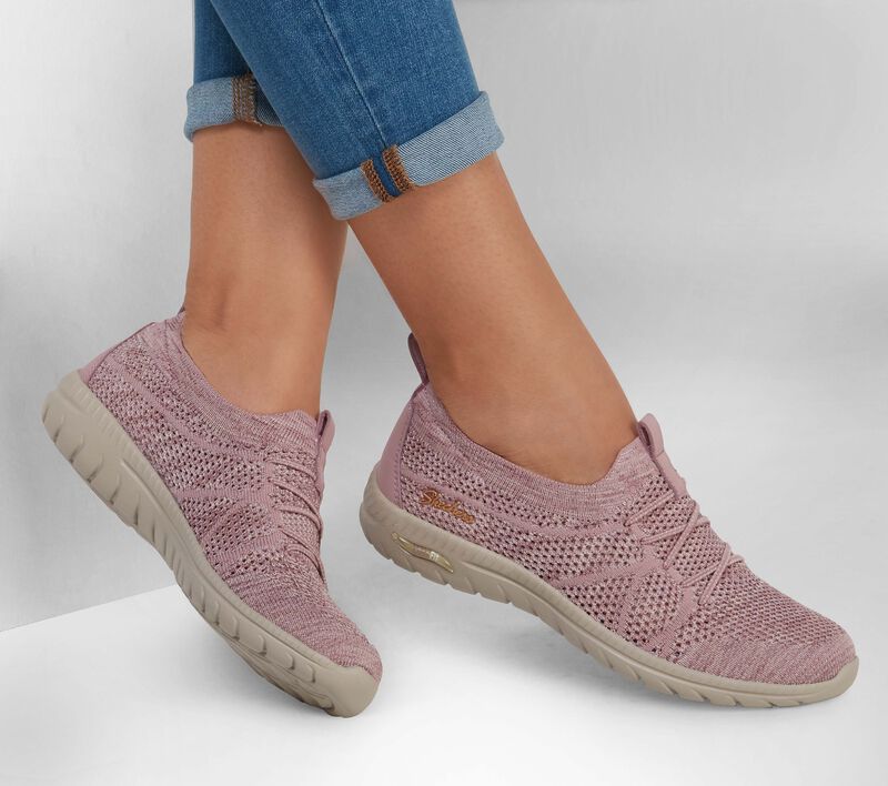 Dámské Slip On Skechers Arch Fit Flex - Sunkissed Skies Fialové | CZ.100296MVE