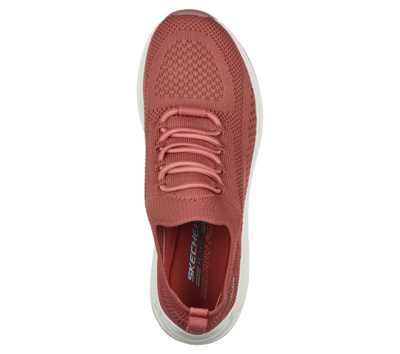 Dámské Slip On Skechers BOBS Sportovní Sparrow 2.0 - Allegiance Crew Růžové | CZ.117027ROS