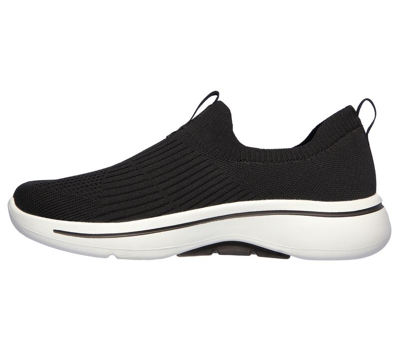 Dámské Slip On Skechers GO WALK Arch Fit - Iconic Černé | CZ.124409BLK