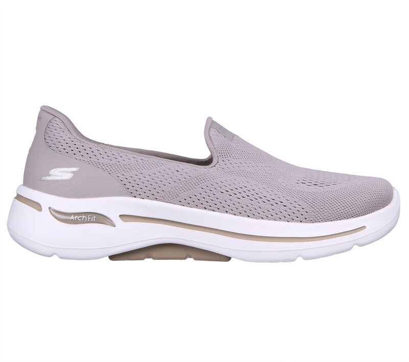 Dámské Slip On Skechers GO WALK Arch Fit - Imagined Šedé Hnědé | CZ.124483TPE