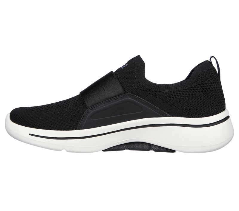 Dámské Slip On Skechers GO WALK Arch Fit - Mabyn Černé Bílé | CZ.124869BKW