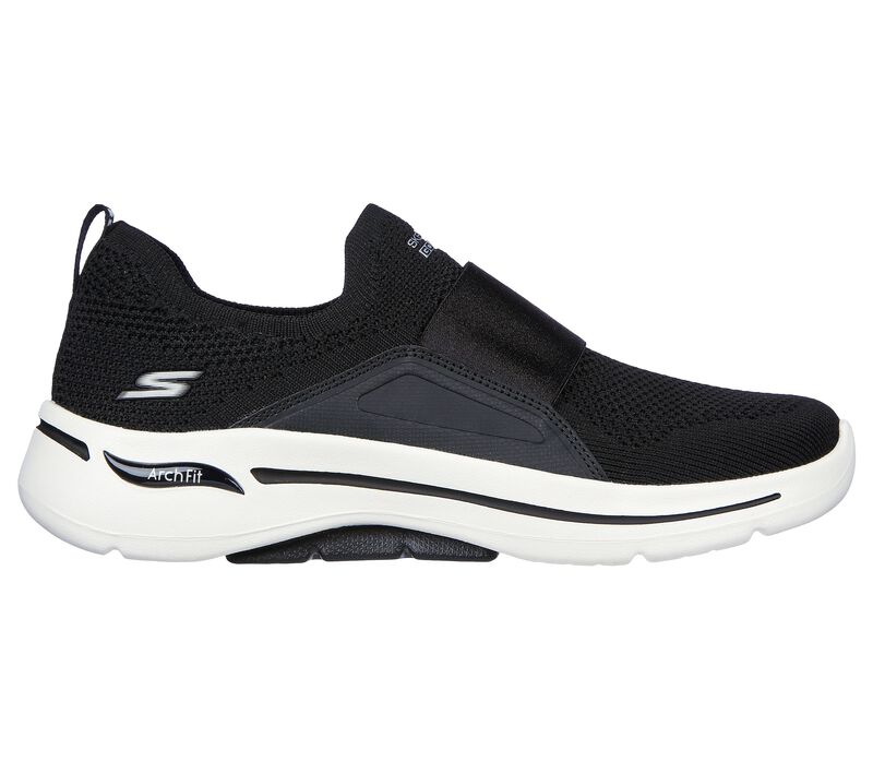 Dámské Slip On Skechers GO WALK Arch Fit - Mabyn Černé Bílé | CZ.124869BKW