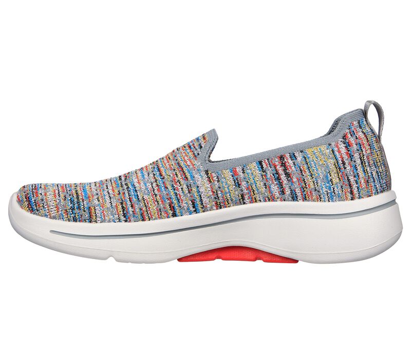 Dámské Slip On Skechers GO WALK Arch Fit - Vivid Sparks Šedé Viacfarebný | CZ.124874GYMT