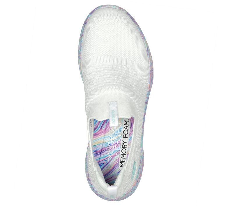 Dámské Slip On Skechers Glide-Step Sportovní - Kaleidoscope Peak Bílé Viacfarebný | CZ.149557WMLT