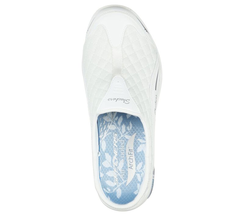 Dámské Slip On Skechers Relaxed Fit: Arch Fit - Commute Bílé | CZ.100322WHT