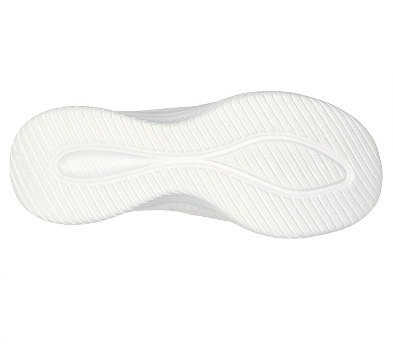 Dámské Slip On Skechers Slip-ins: Ultra Flex 3.0 - Fresh Time Bílé Černé | CZ.149707WBK