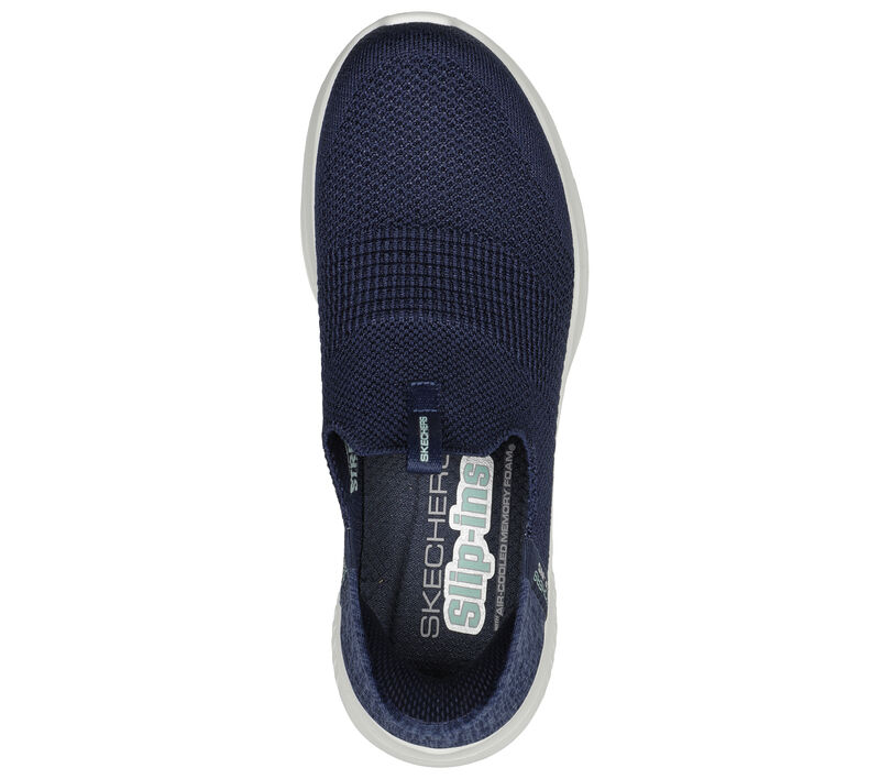 Dámské Slip On Skechers Slip-ins: Ultra Flex 3.0 - Smooth Step Tmavě Blankyt | CZ.149709NVY