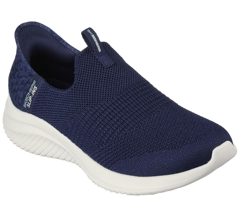 Dámské Slip On Skechers Slip-ins: Ultra Flex 3.0 - Smooth Step Tmavě Blankyt | CZ.149709NVY