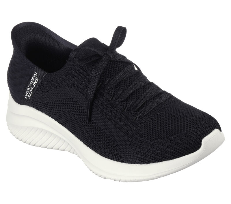 Dámské Slip On Skechers Slip-ins: Ultra Flex 3.0 - Brilliant Černé | CZ.149710BLK